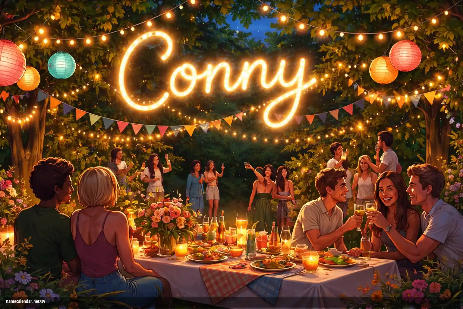 Firande av namnsdag och namn - Conny