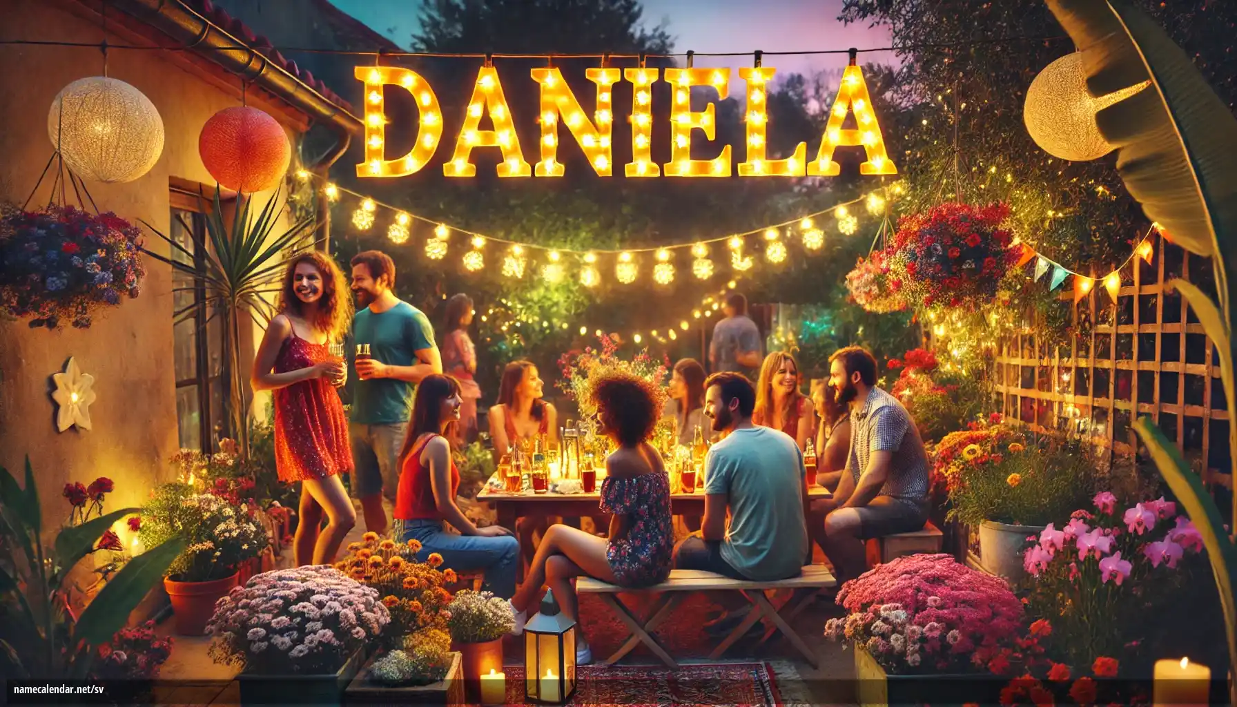 Firande av namnsdag och namn - Dániela