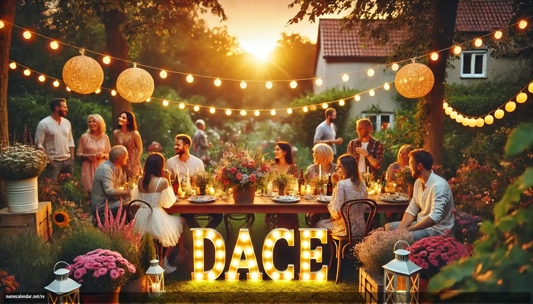 Firande av namnsdag och namn - Dace