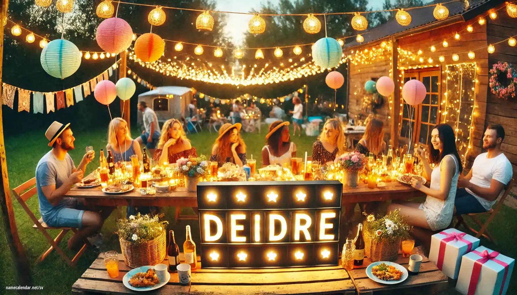 Firande av namnsdag och namn - Deidre