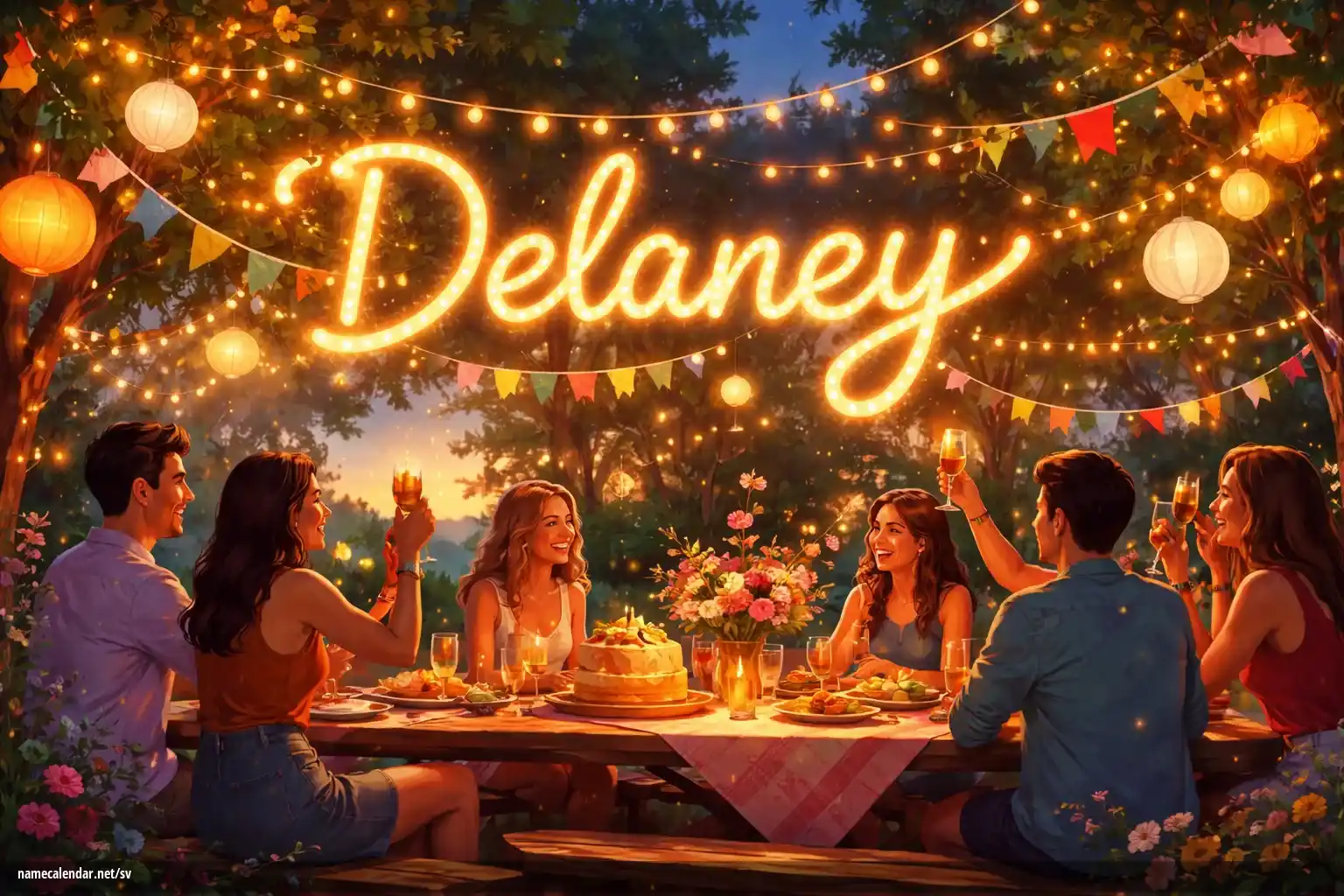 Firande av namnsdag och namn - Delaney