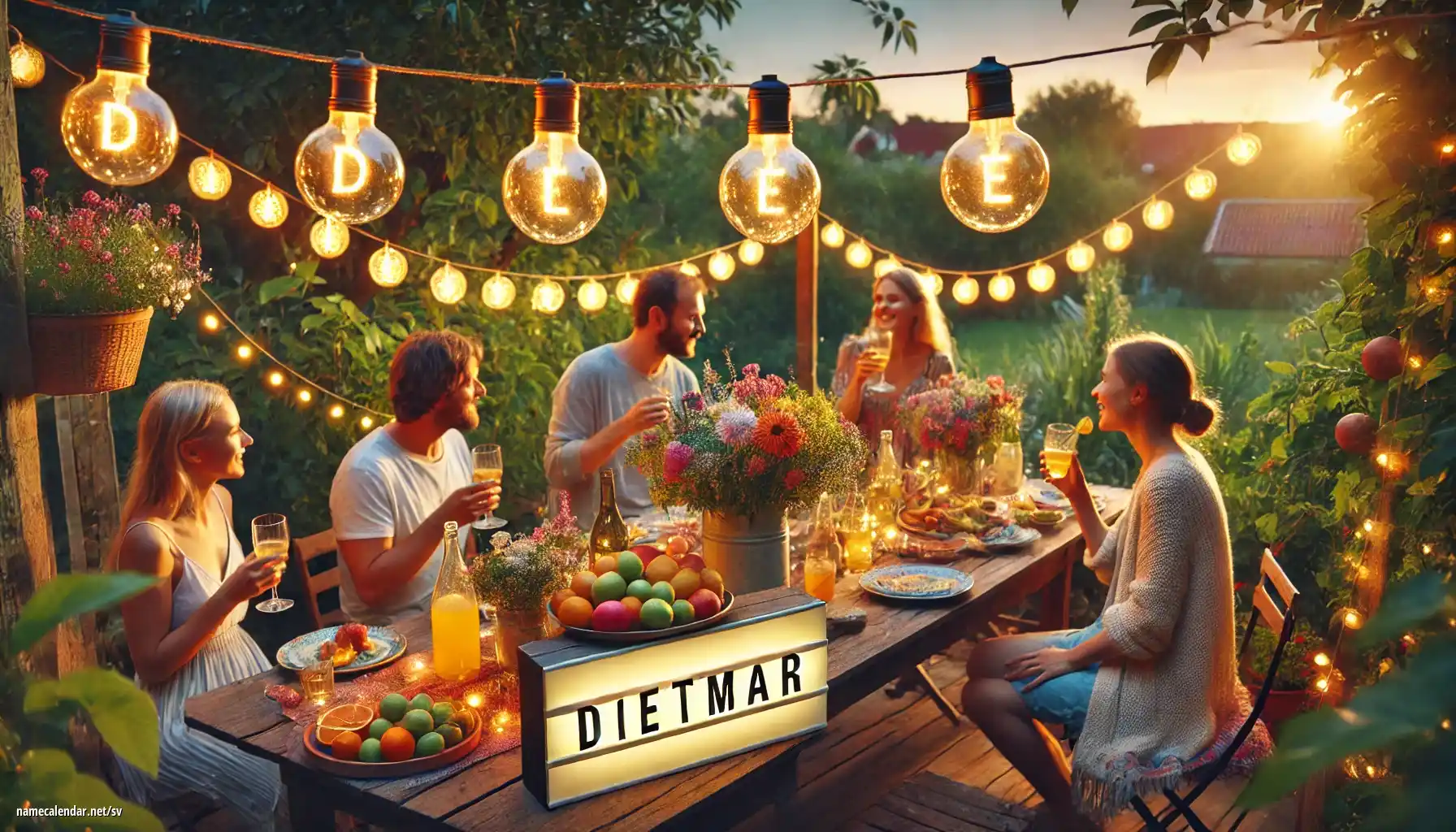 Firande av namnsdag och namn - Dietmar