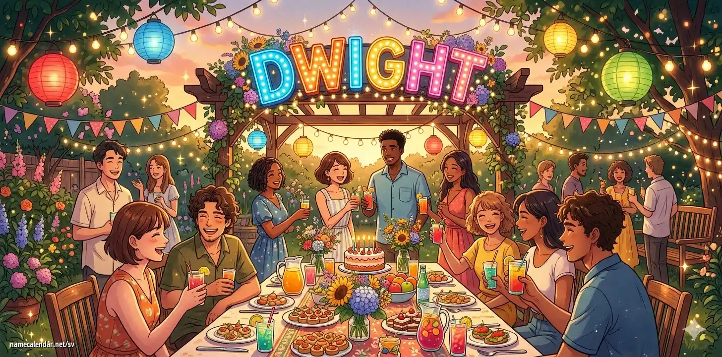 Firande av namnsdag och namn - Dwight