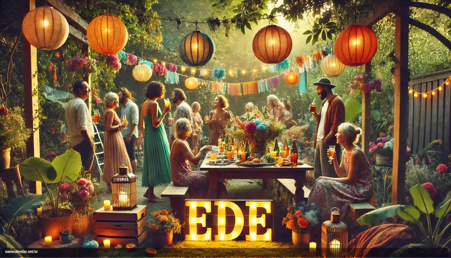 Firande av namnsdag och namn - Ede