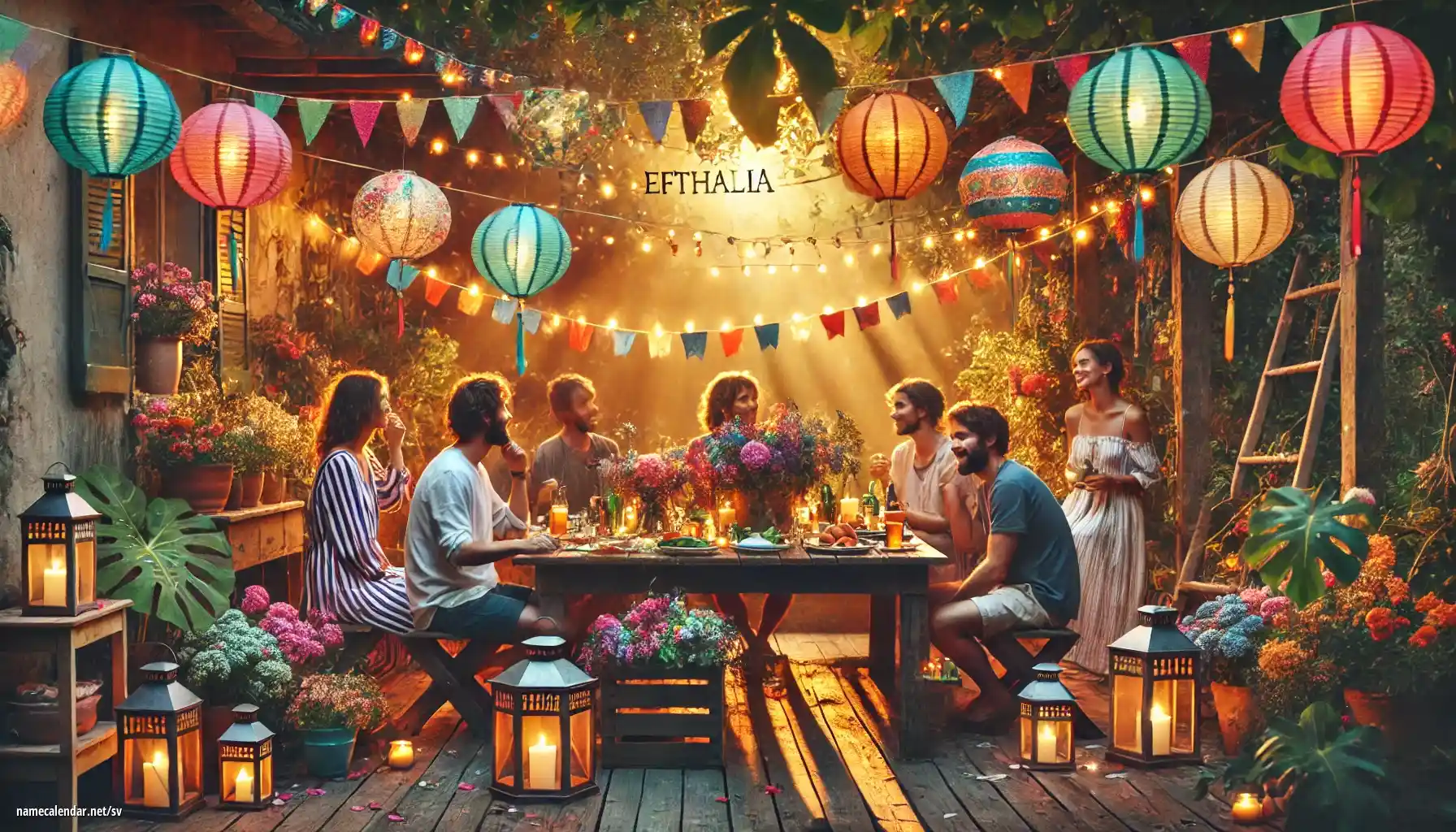 Firande av namnsdag och namn - Efthalia