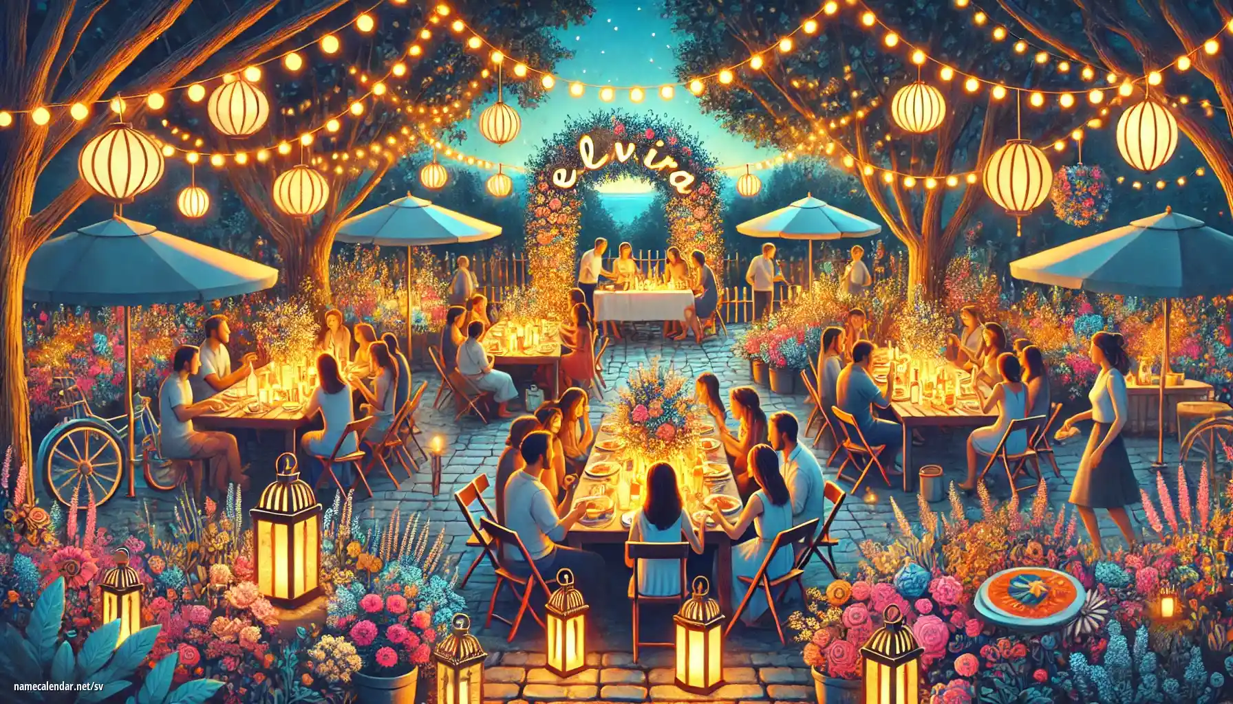 Firande av namnsdag och namn - Elvira