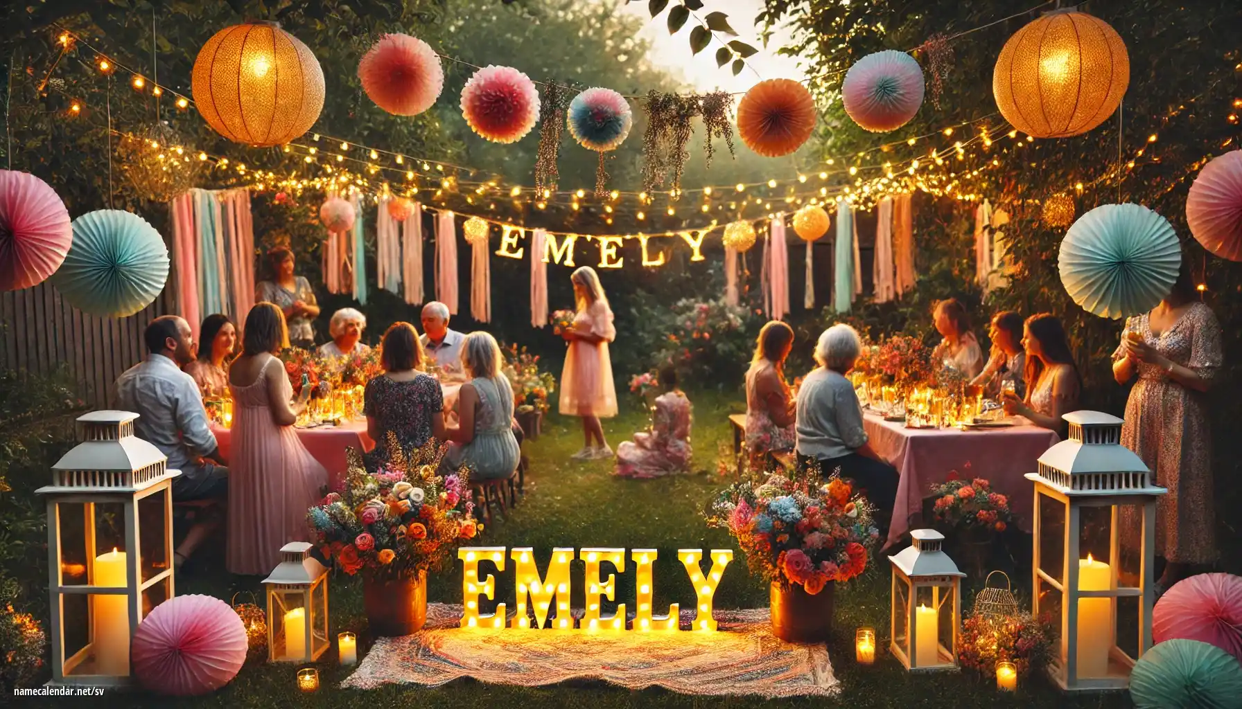 Firande av namnsdag och namn - Emely