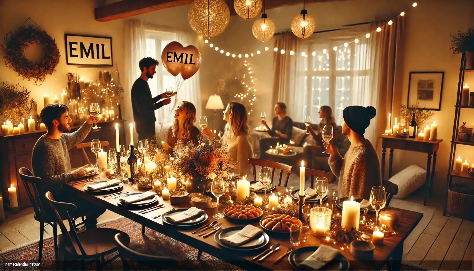 Firande av namnsdag och namn - Emil