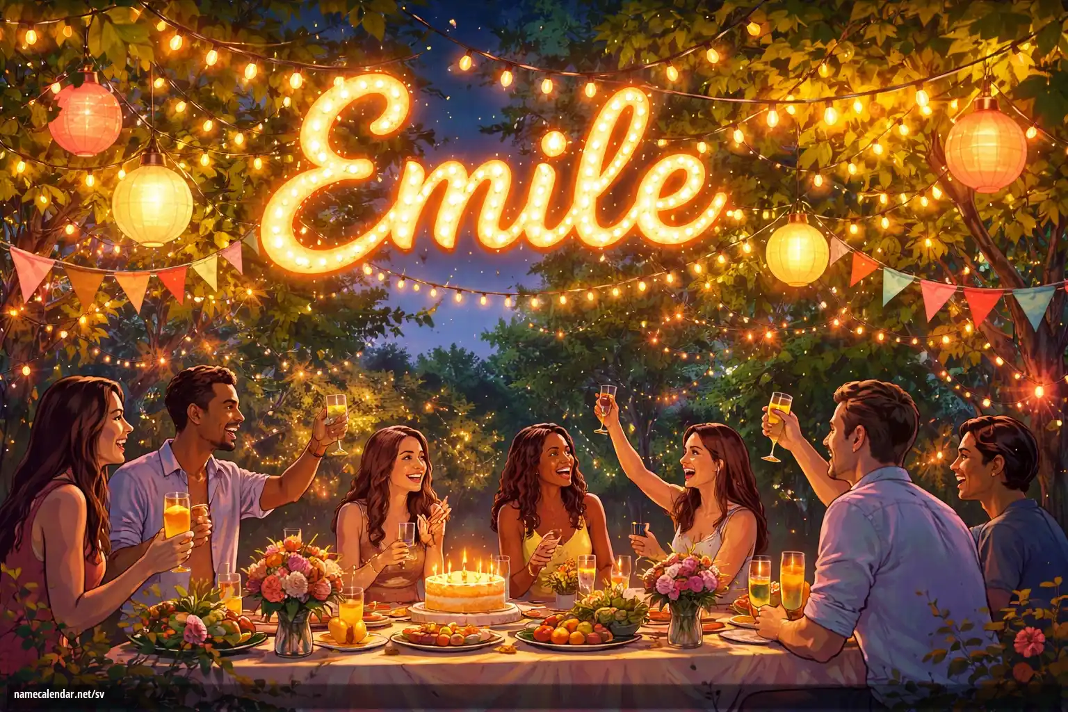 Firande av namnsdag och namn - Emile