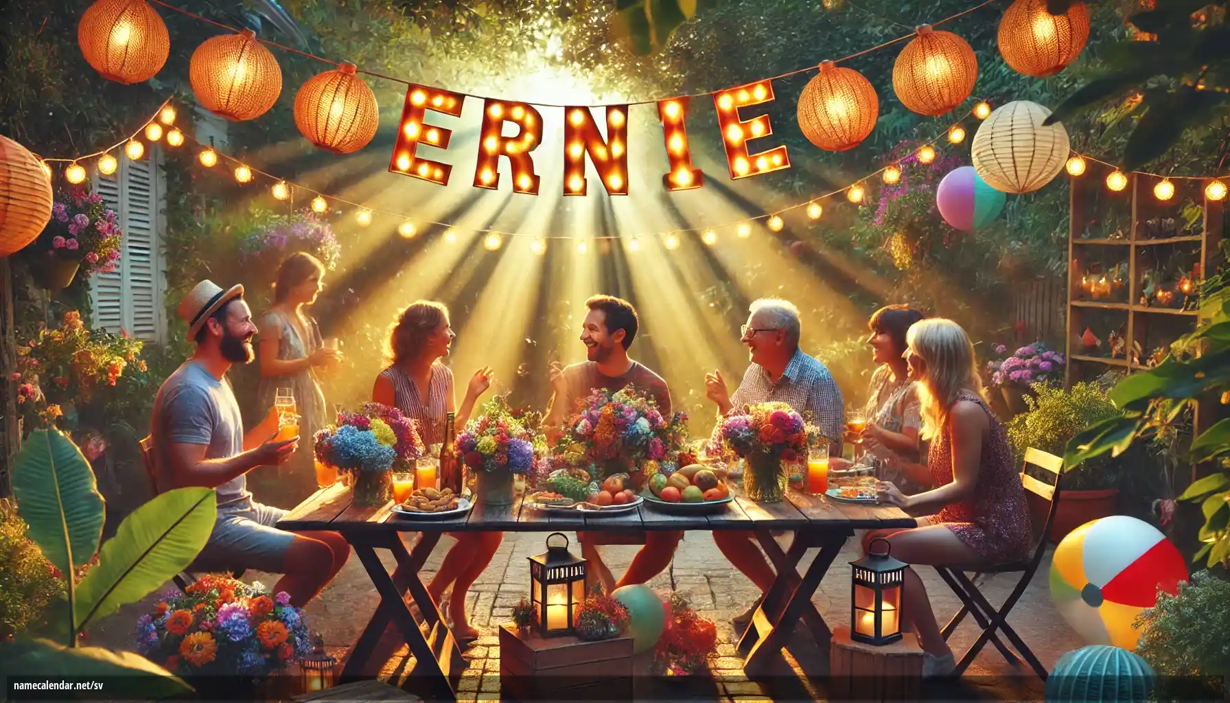 Firande av namnsdag och namn - Ernie