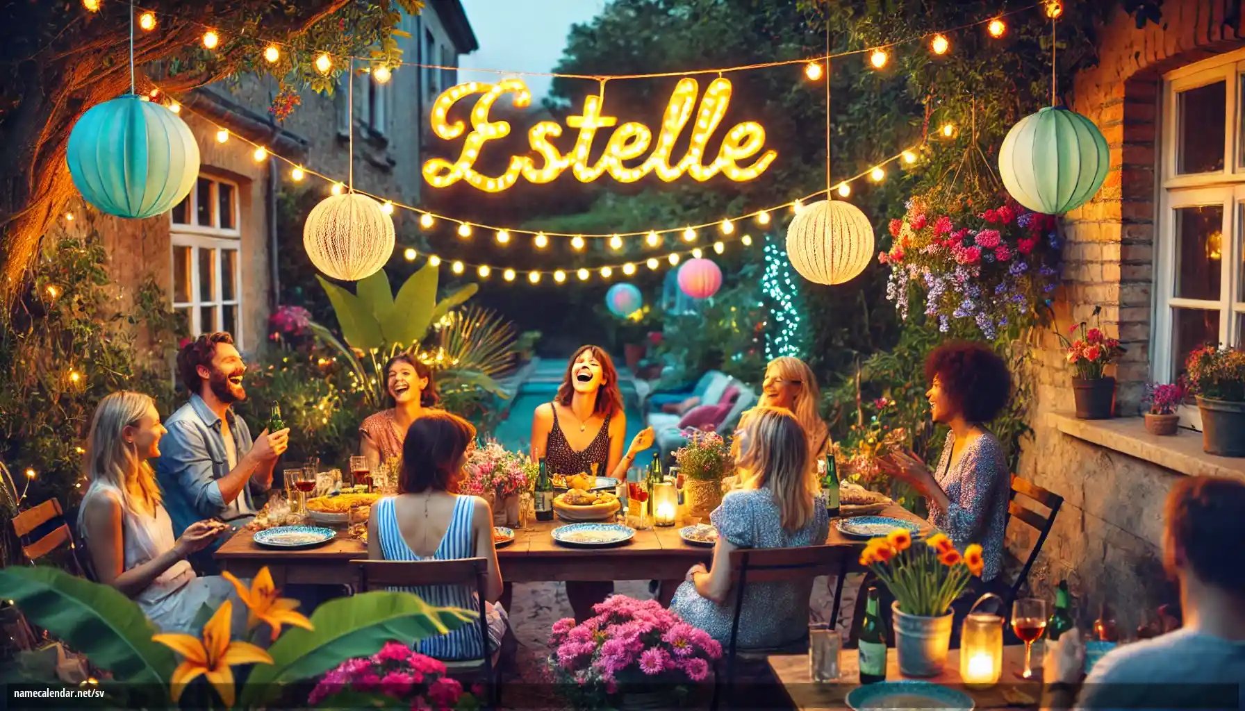 Firande av namnsdag och namn - Estelle