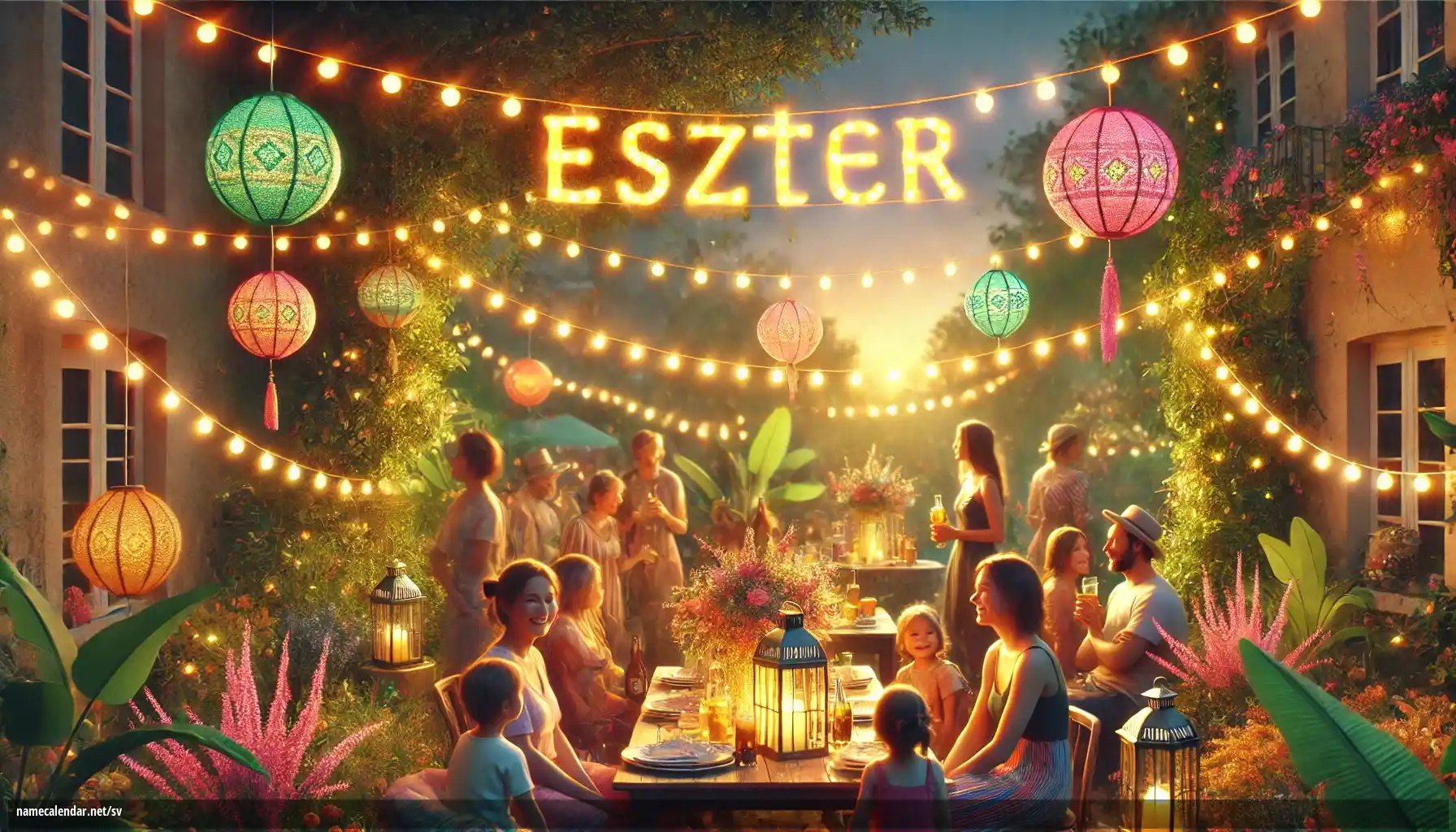 Firande av namnsdag och namn - Eszter