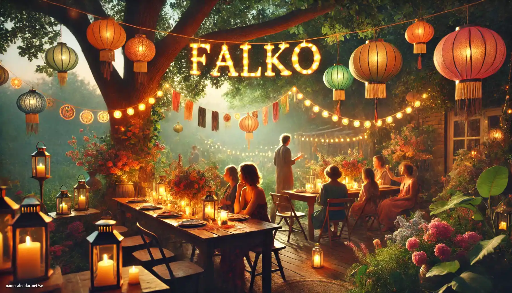 Firande av namnsdag och namn - Falko