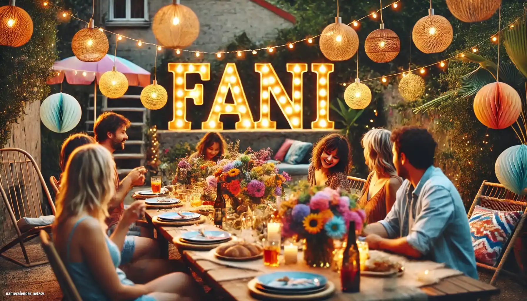 Firande av namnsdag och namn - Fani