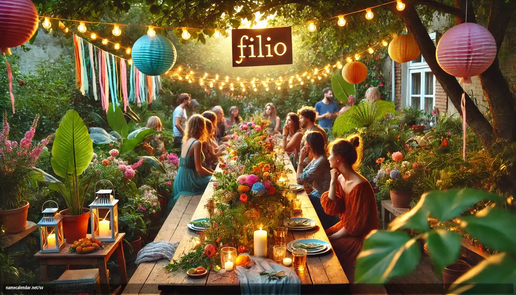 Firande av namnsdag och namn - Filio