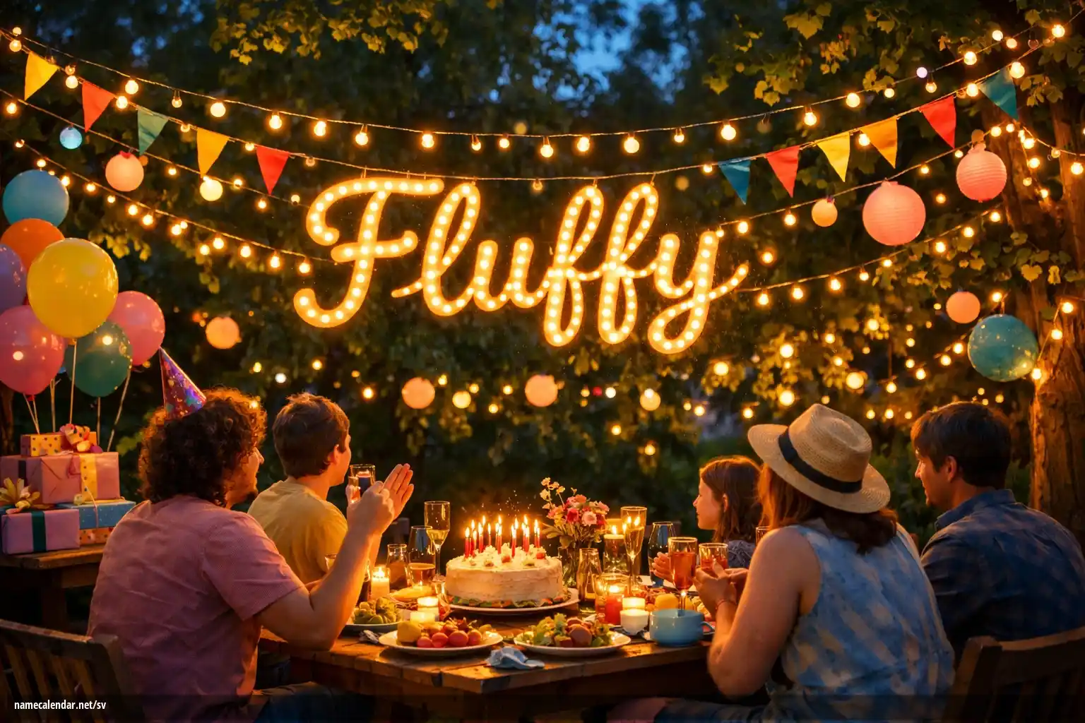 Firande av namnsdag och namn - Fluffy