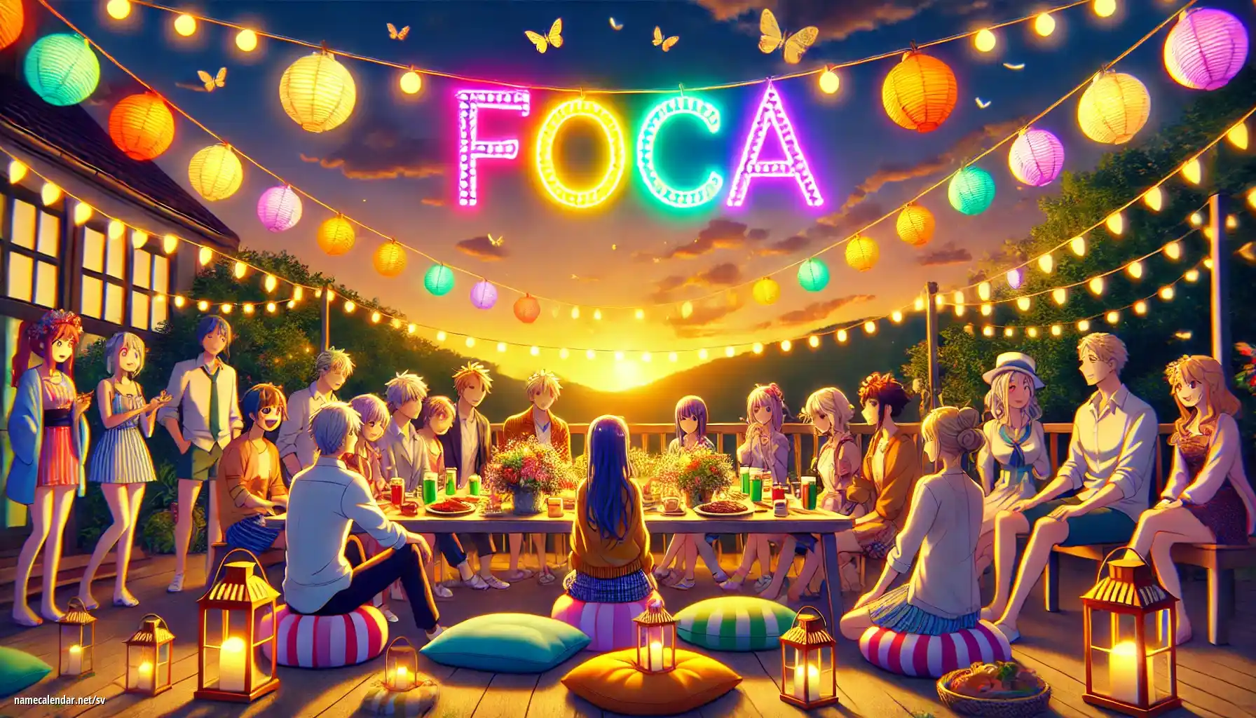 Firande av namnsdag och namn - Foca