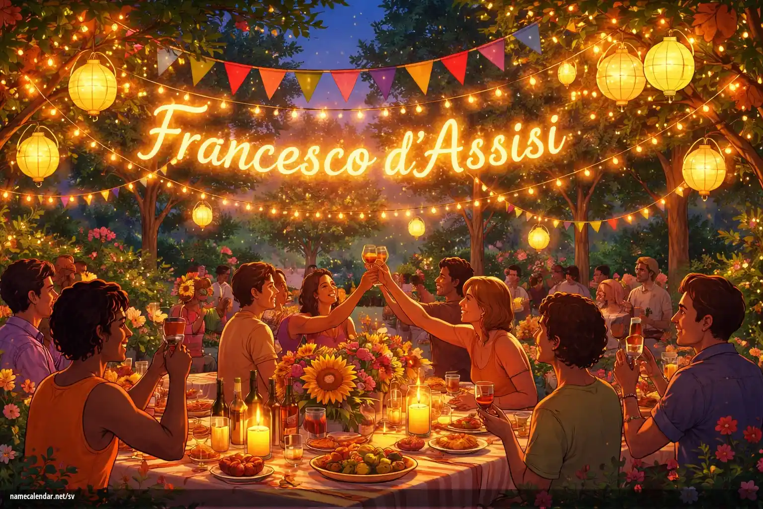 Firande av namnsdag och namn - Francesco d'Assisi