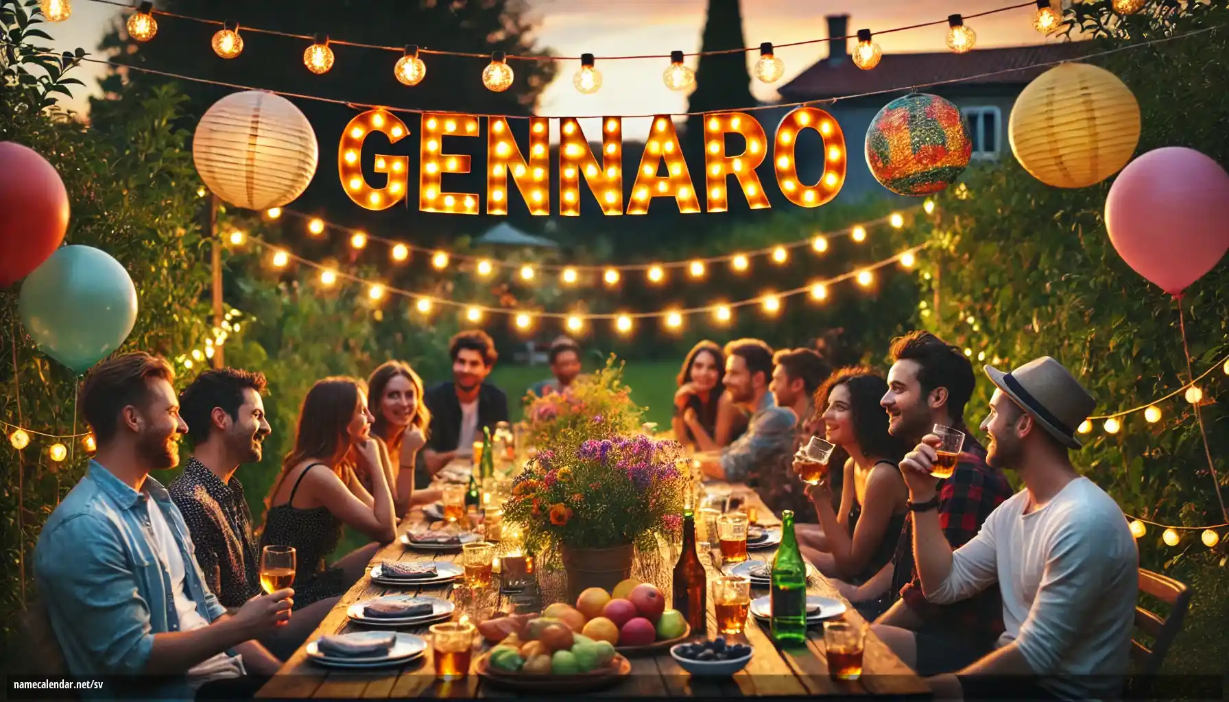 Firande av namnsdag och namn - Gennaro