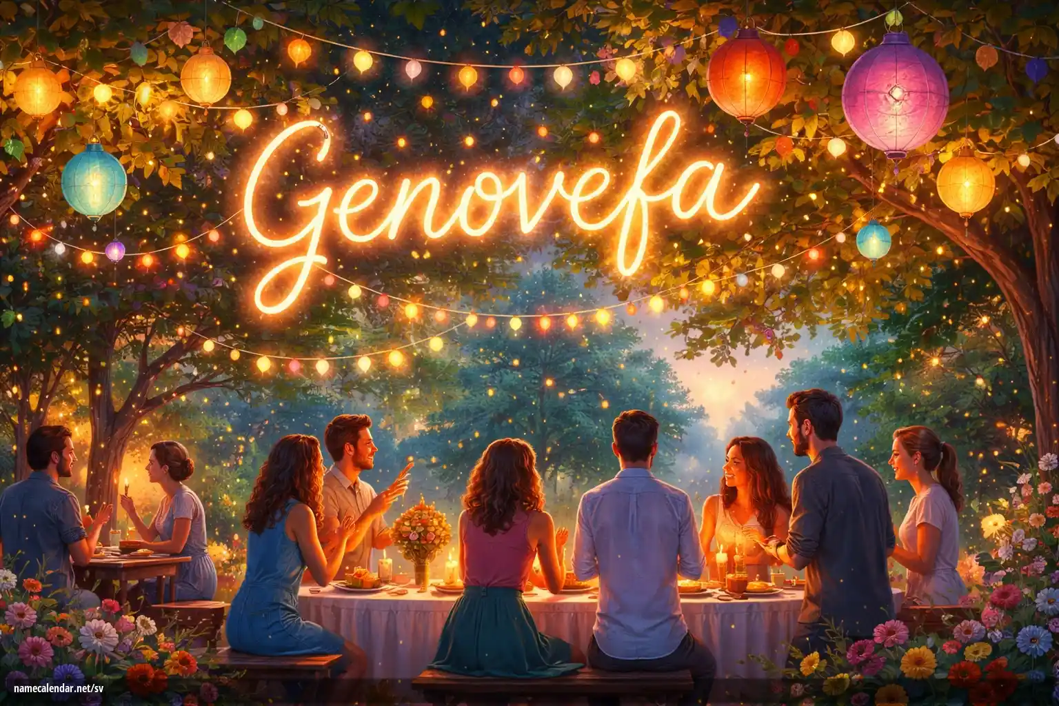 Firande av namnsdag och namn - Genovefa