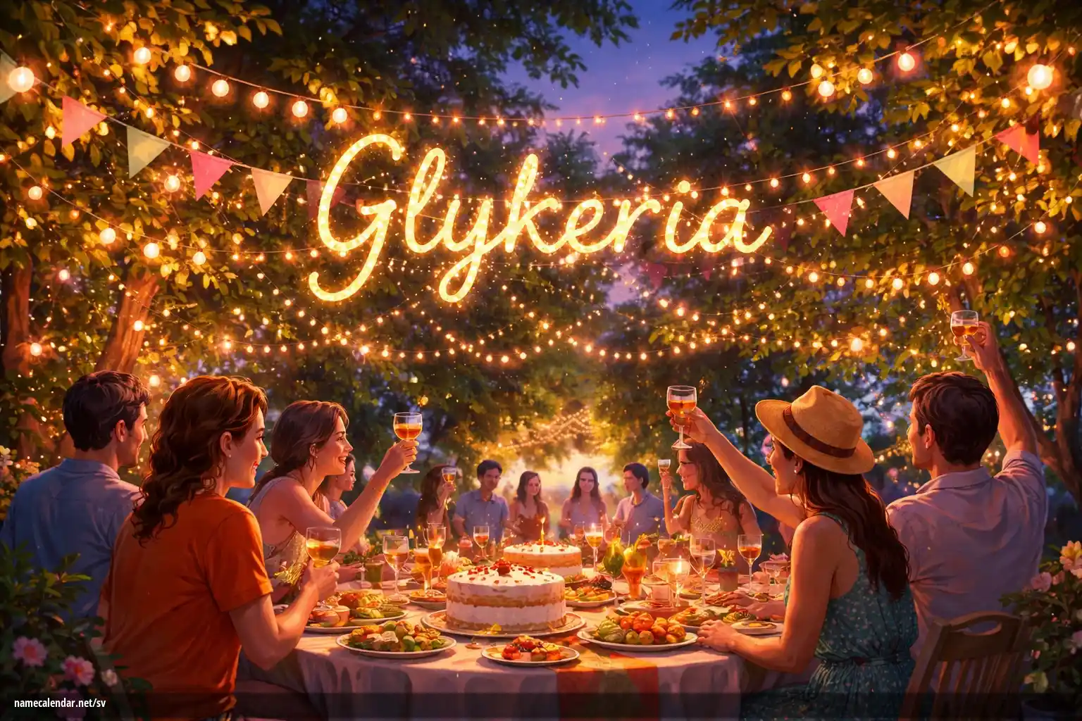 Firande av namnsdag och namn - Glykeria