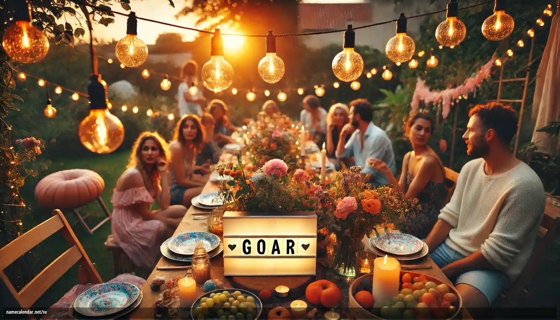 Firande av namnsdag och namn - Goar