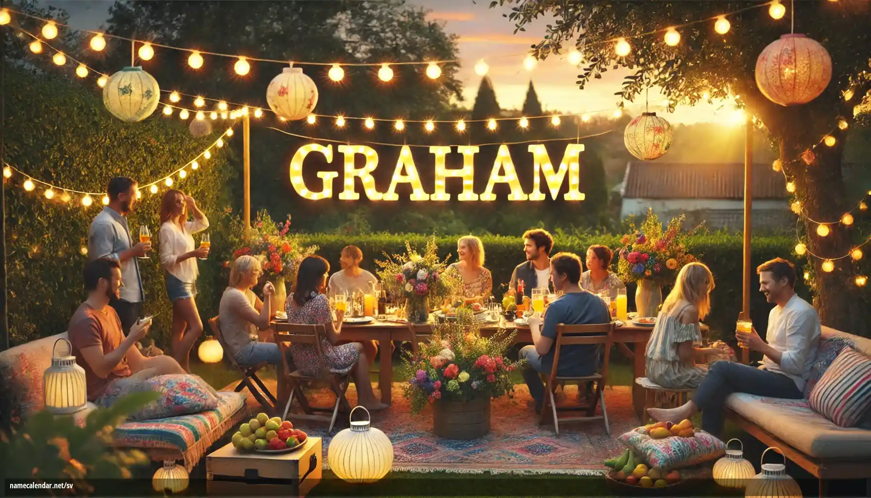 Firande av namnsdag och namn - Graham