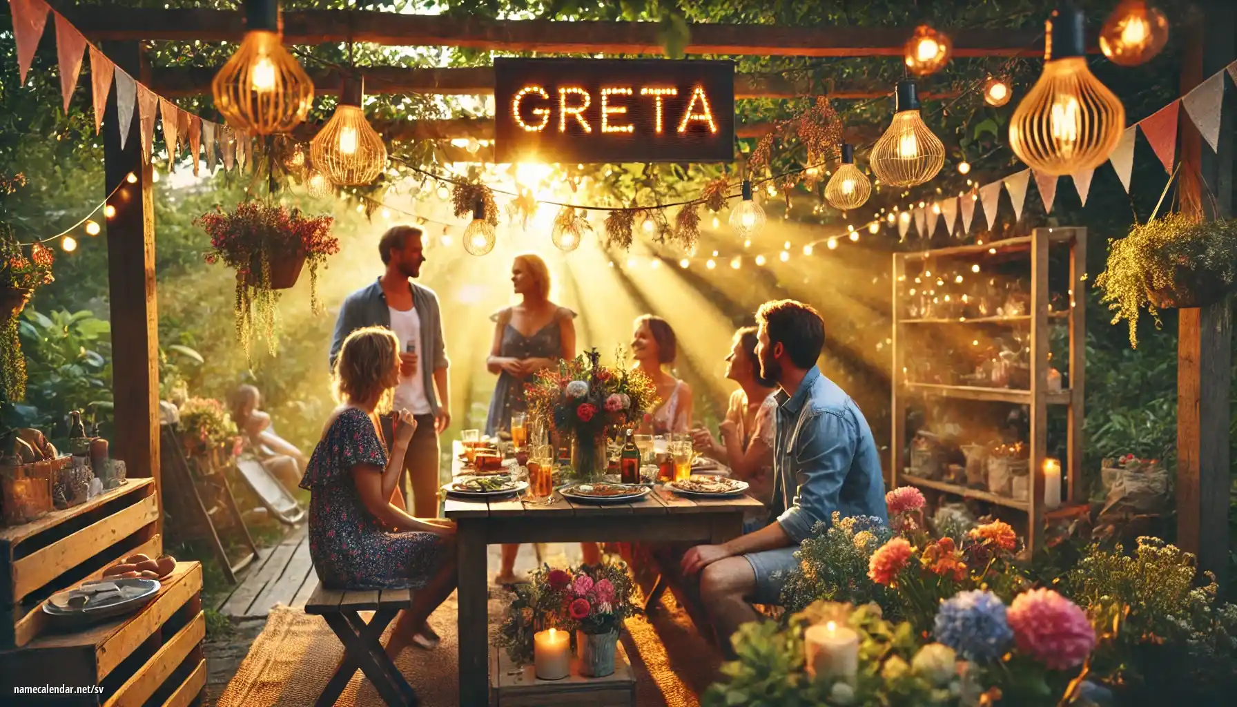 Firande av namnsdag och namn - Greta