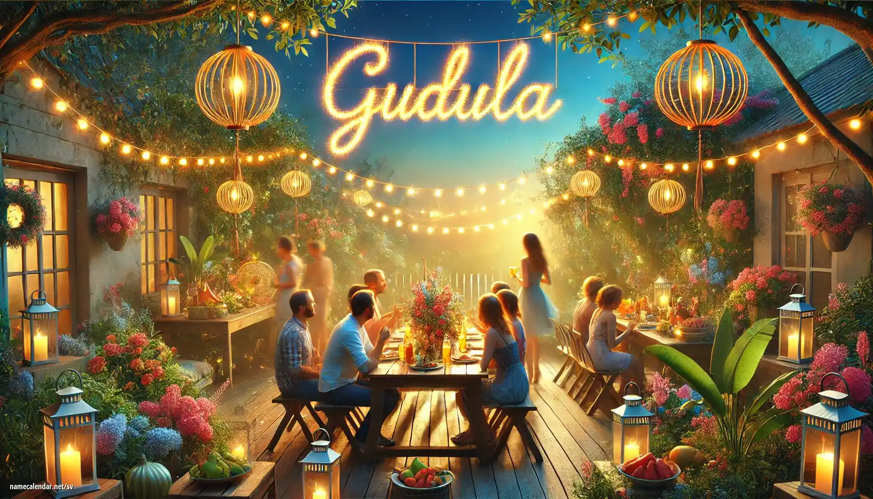 Firande av namnsdag och namn - Gudula