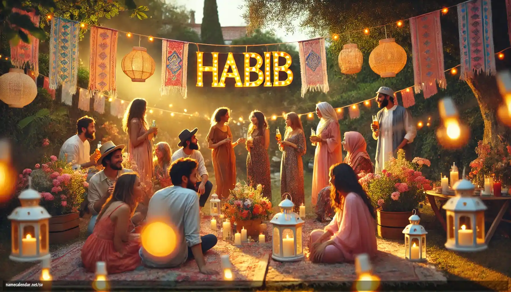 Firande av namnsdag och namn - Habib