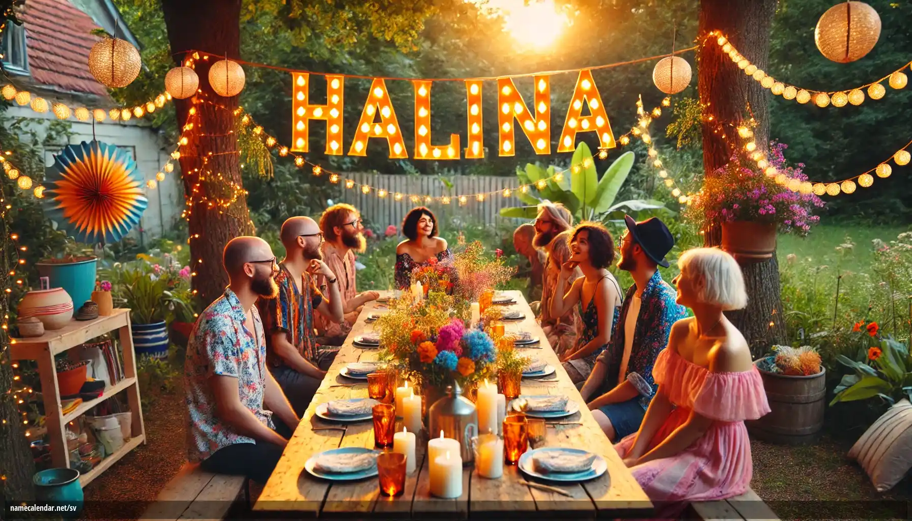 Firande av namnsdag och namn - Halina