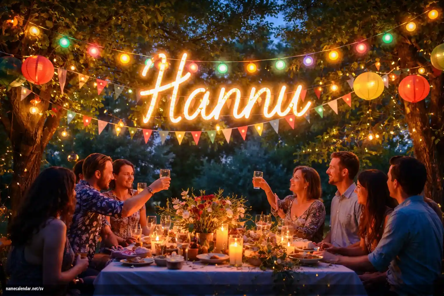 Firande av namnsdag och namn - Hannu