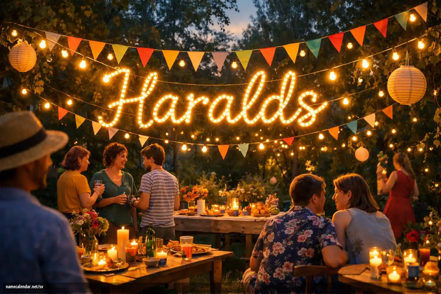Firande av namnsdag och namn - Haralds