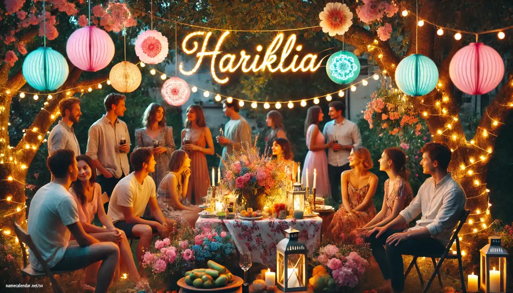 Firande av namnsdag och namn - Hariklia