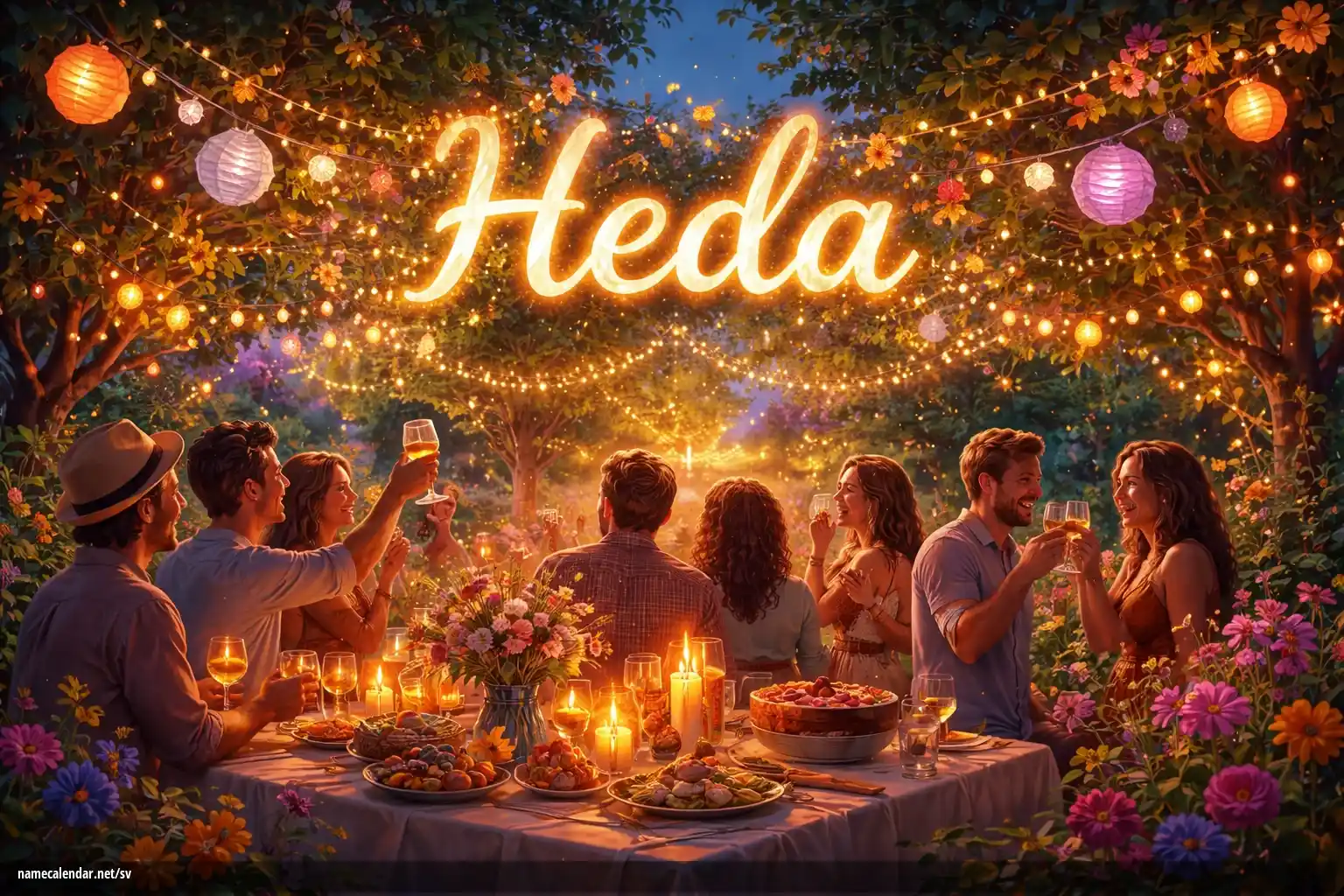 Firande av namnsdag och namn - Heda