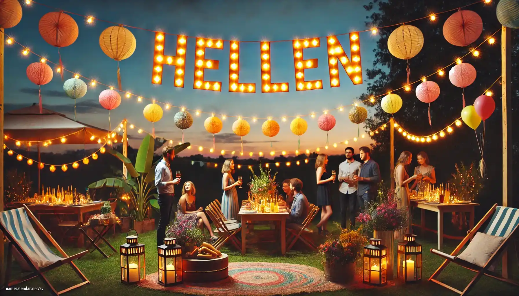 Firande av namnsdag och namn - Hellen