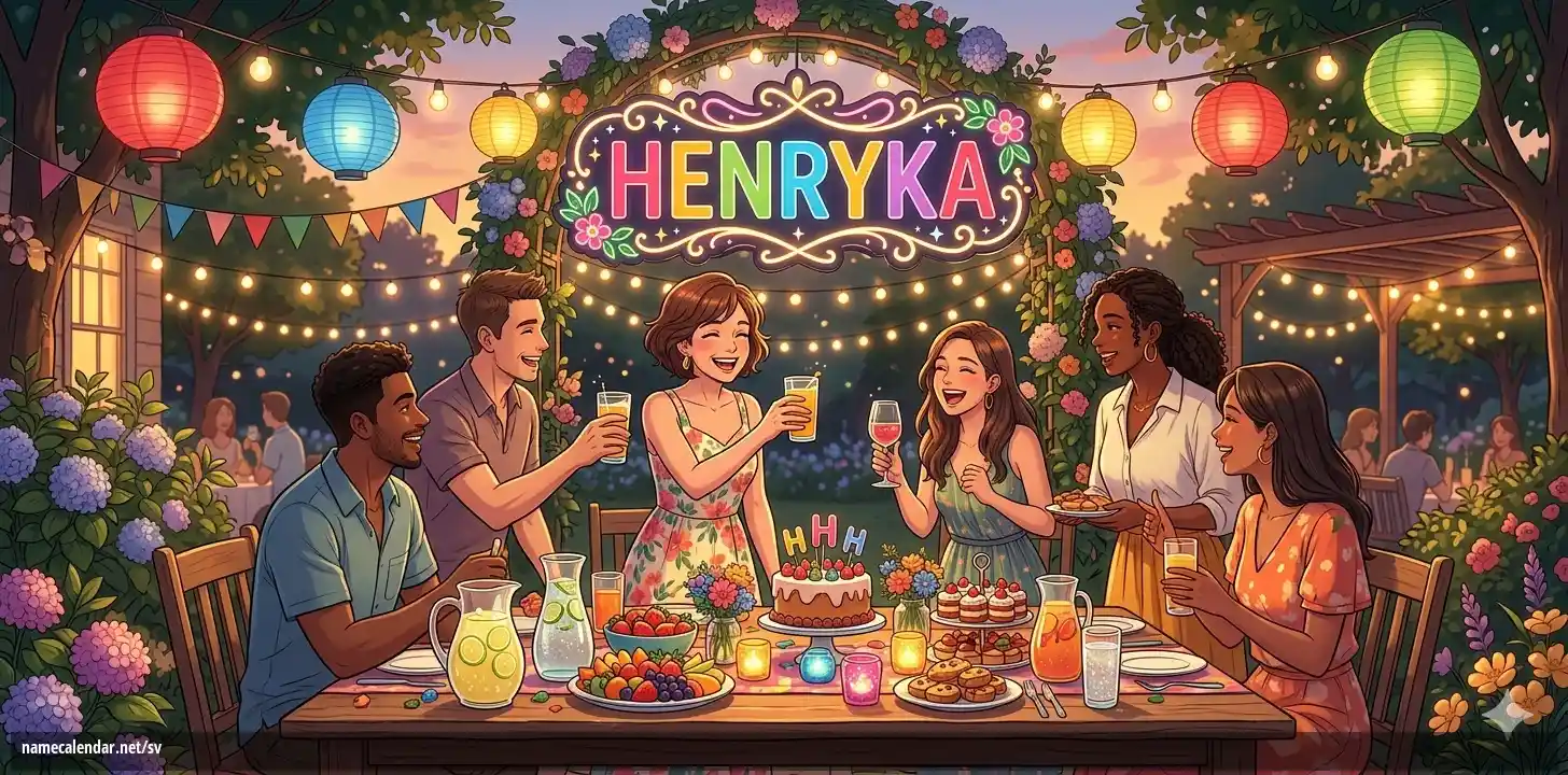 Firande av namnsdag och namn - Henryka