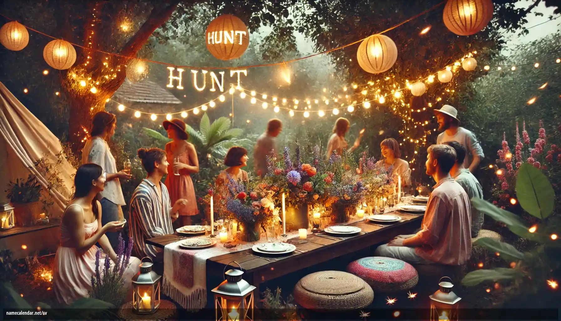 Firande av namnsdag och namn - Hunt