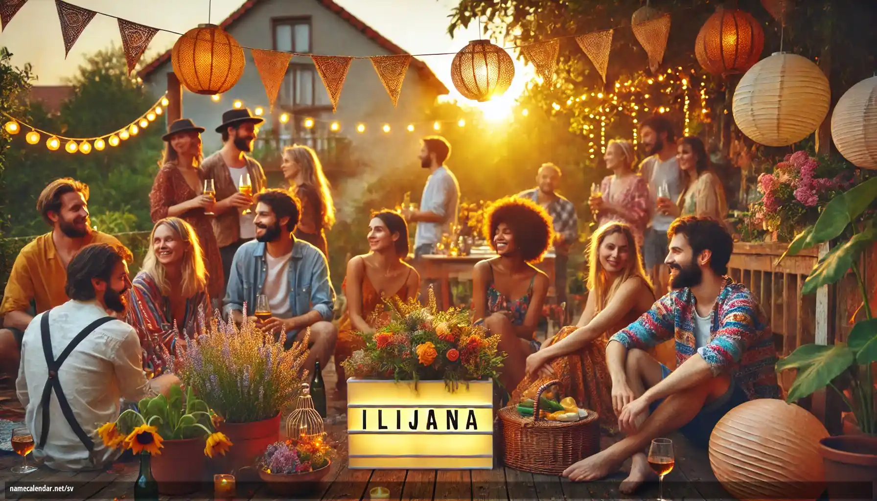 Firande av namnsdag och namn - Ilijana