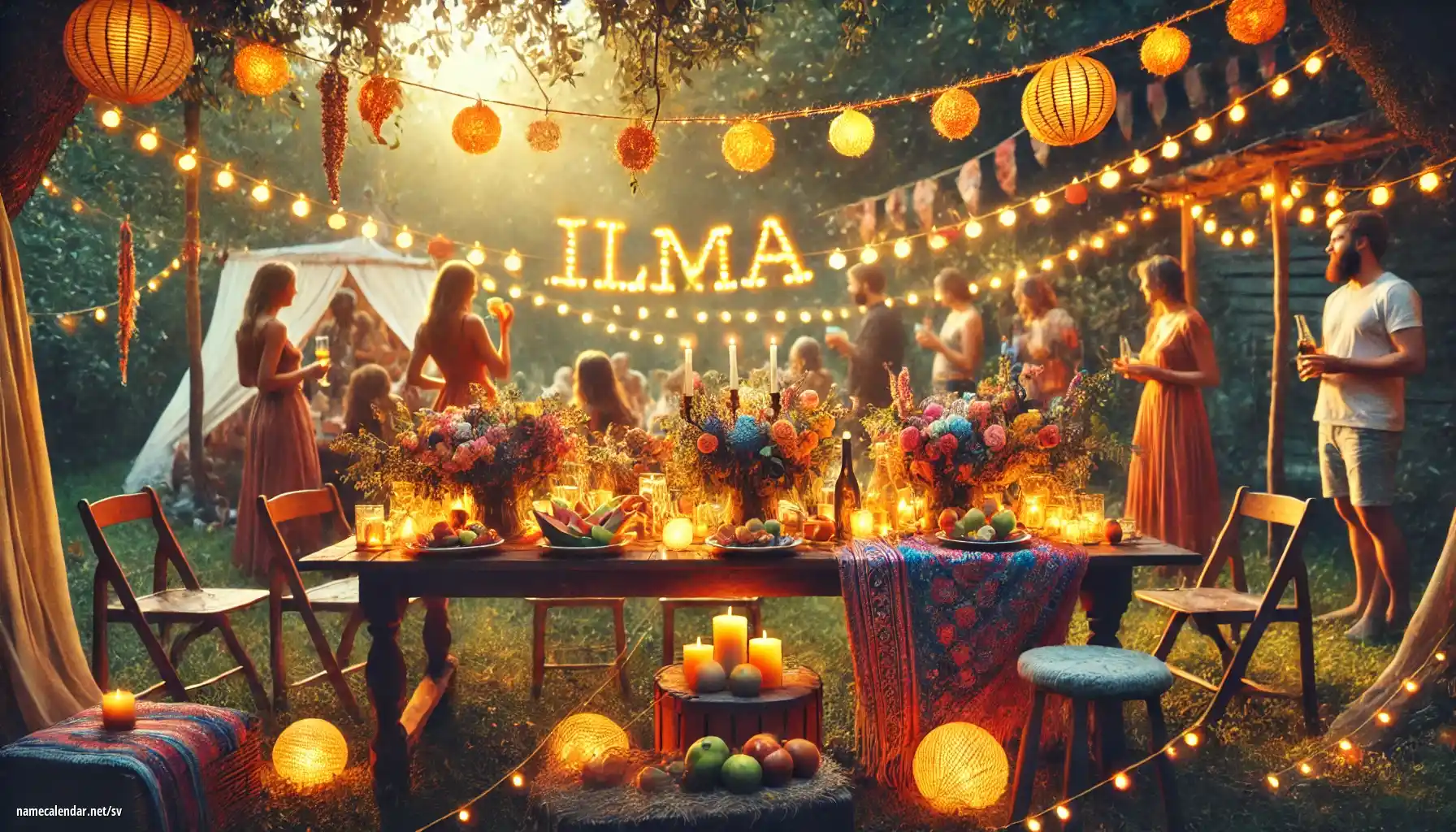 Firande av namnsdag och namn - Ilma