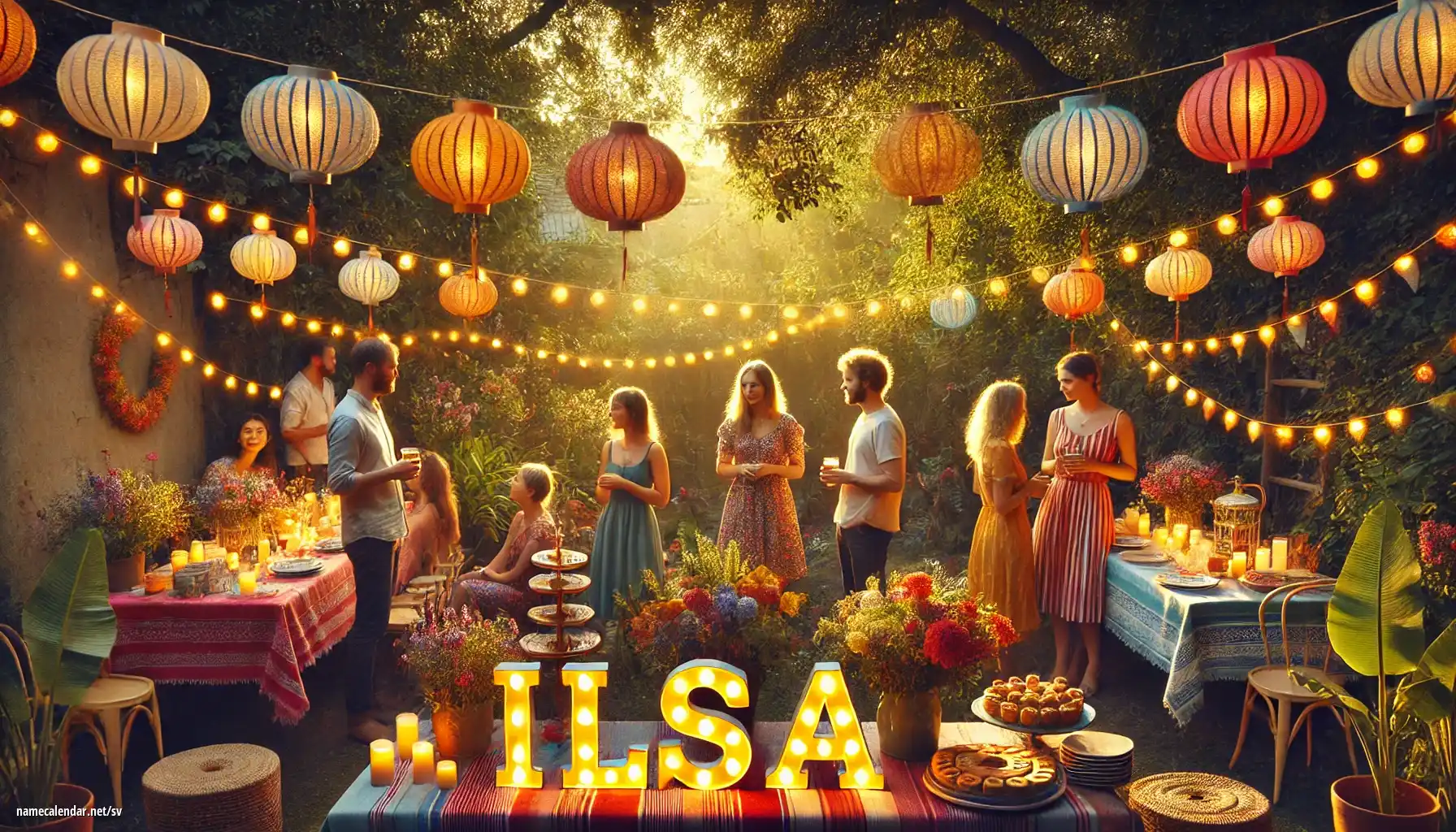 Firande av namnsdag och namn - Ilsa