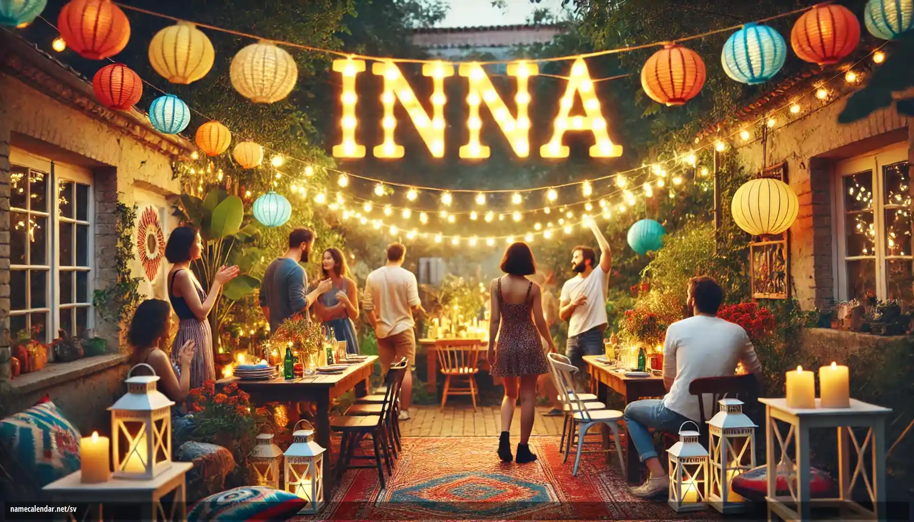 Firande av namnsdag och namn - Inna