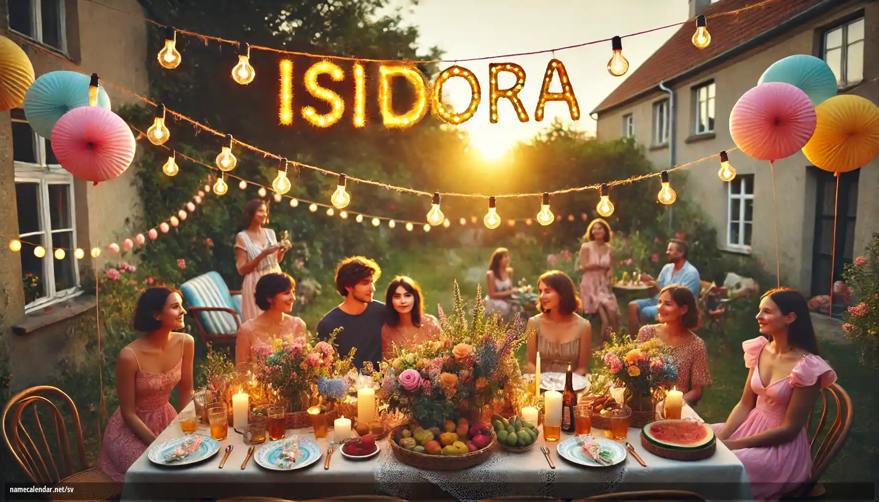 Firande av namnsdag och namn - Isidora