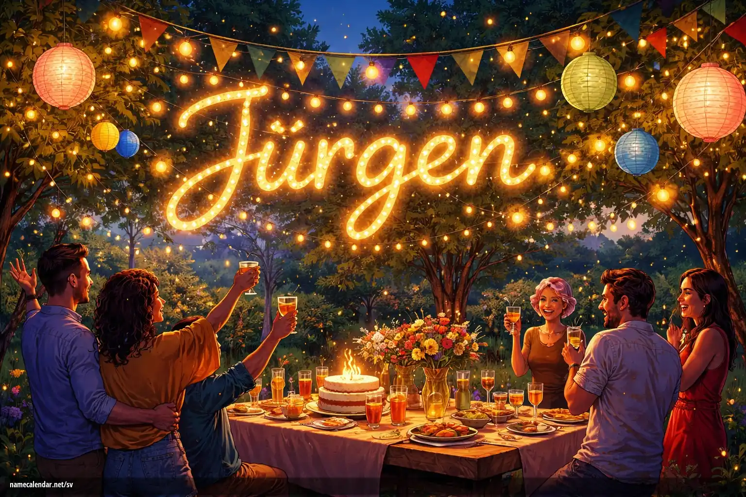 Firande av namnsdag och namn - Jürgen