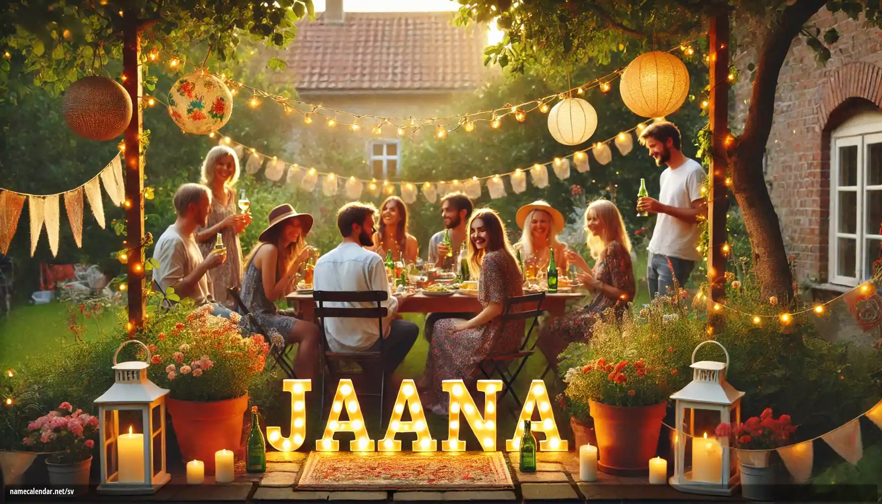 Firande av namnsdag och namn - Jaana