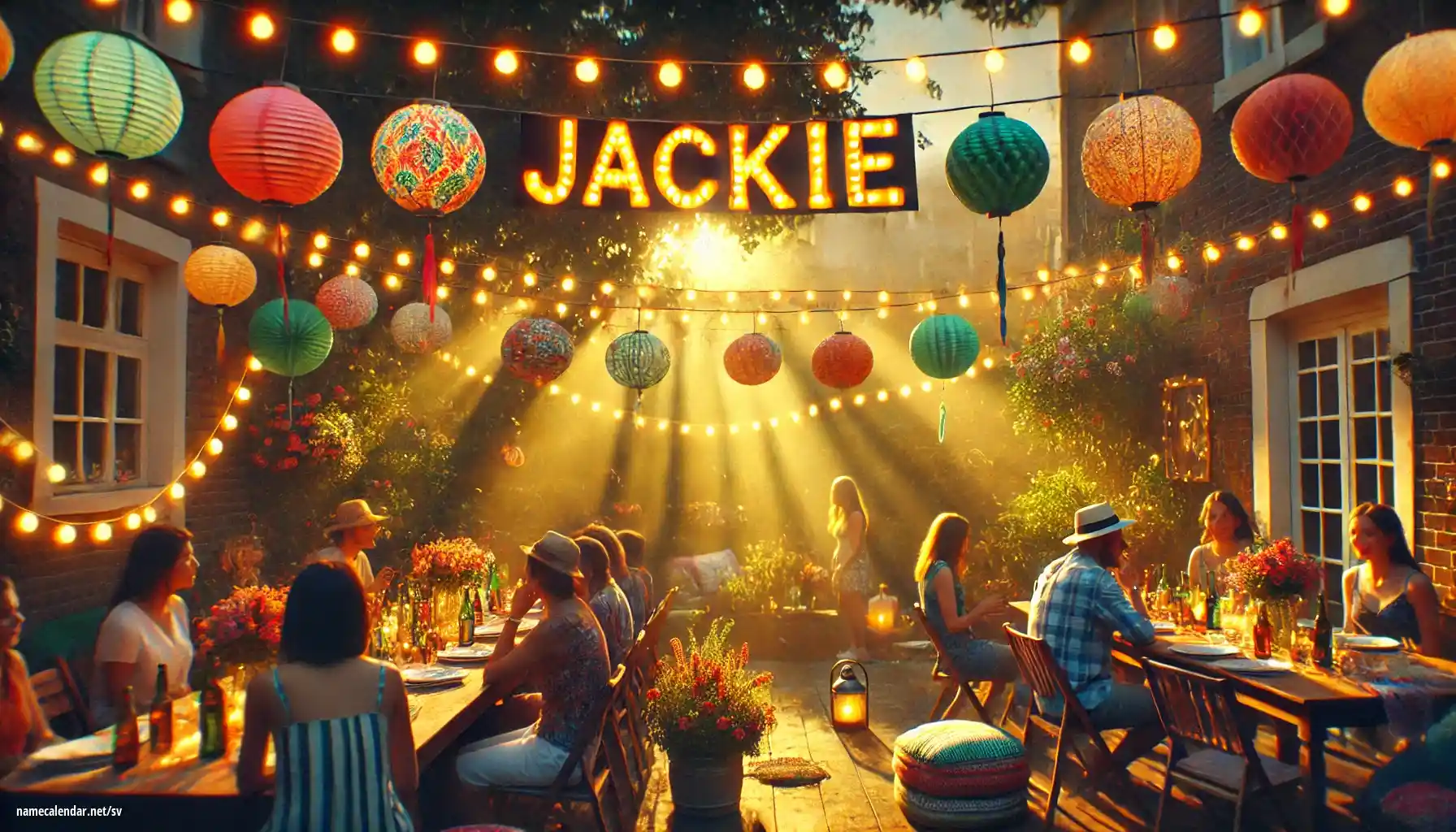 Firande av namnsdag och namn - Jackie