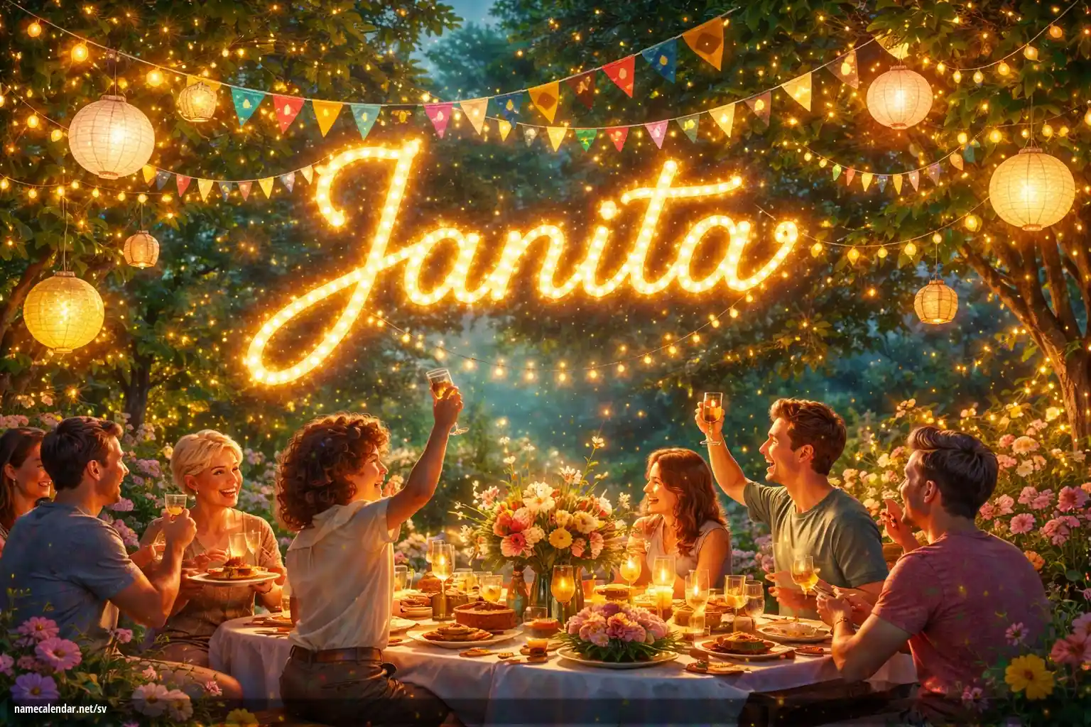 Firande av namnsdag och namn - Janita