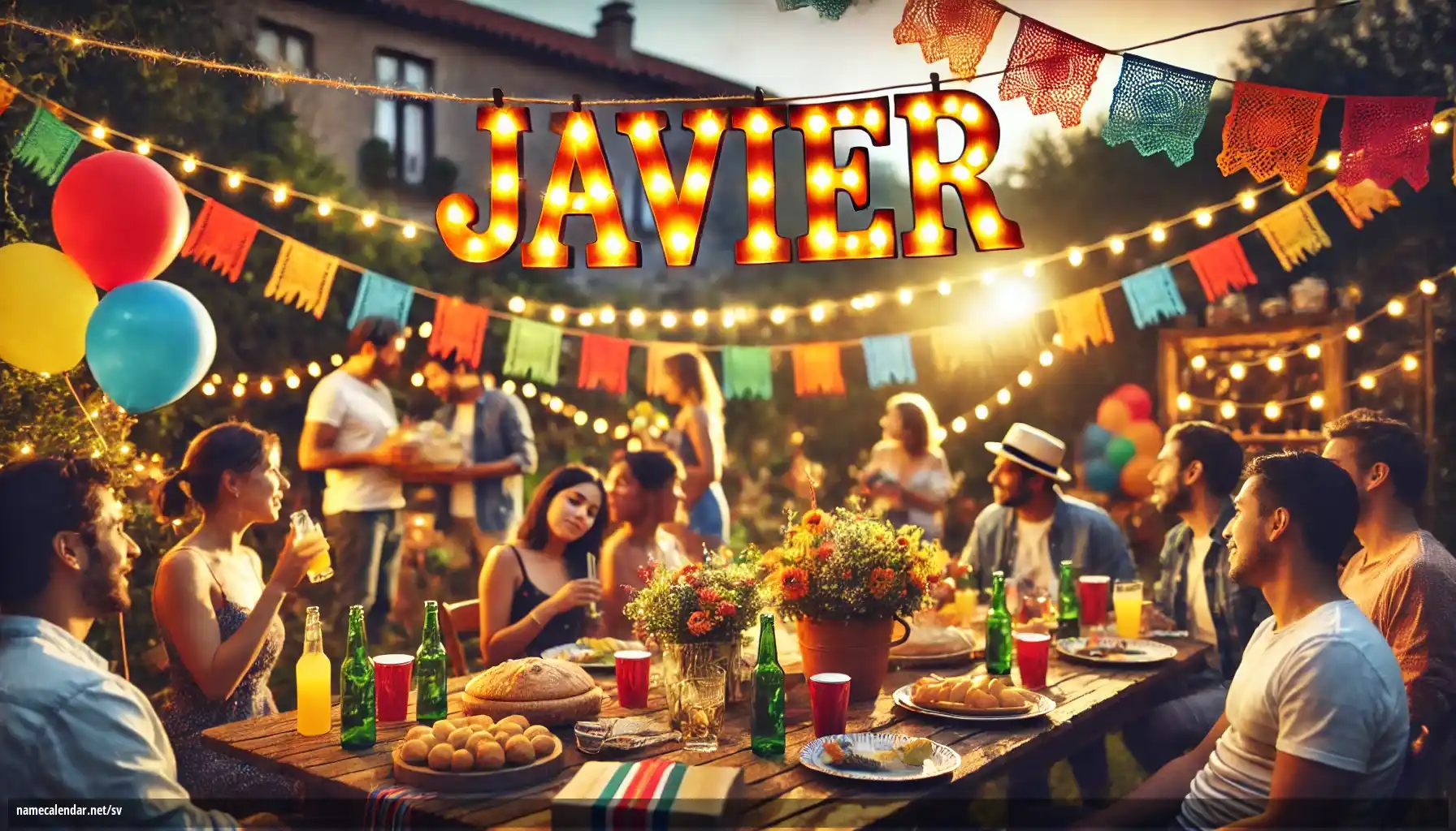 Firande av namnsdag och namn - Javier