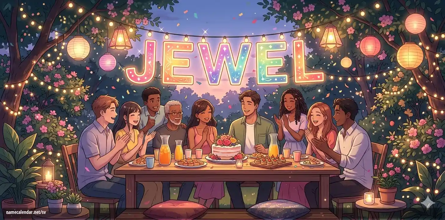 Firande av namnsdag och namn - Jewel