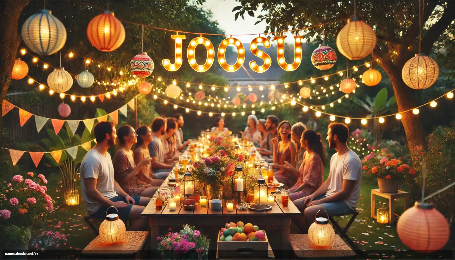 Firande av namnsdag och namn - Joosu